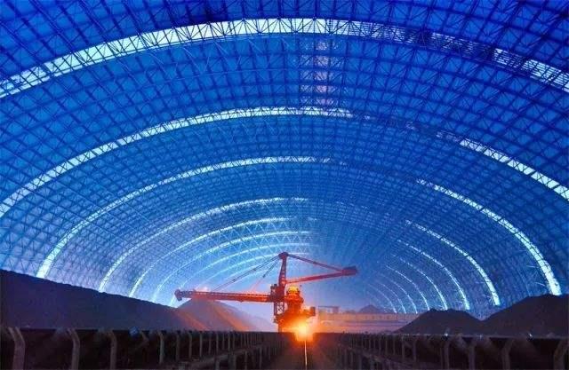 儋州亿优钢构工程师为您解析原料场封闭技术的特点和类型